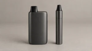 Generic dry herb vaporizer and opaque chamber wax pen illustrations
