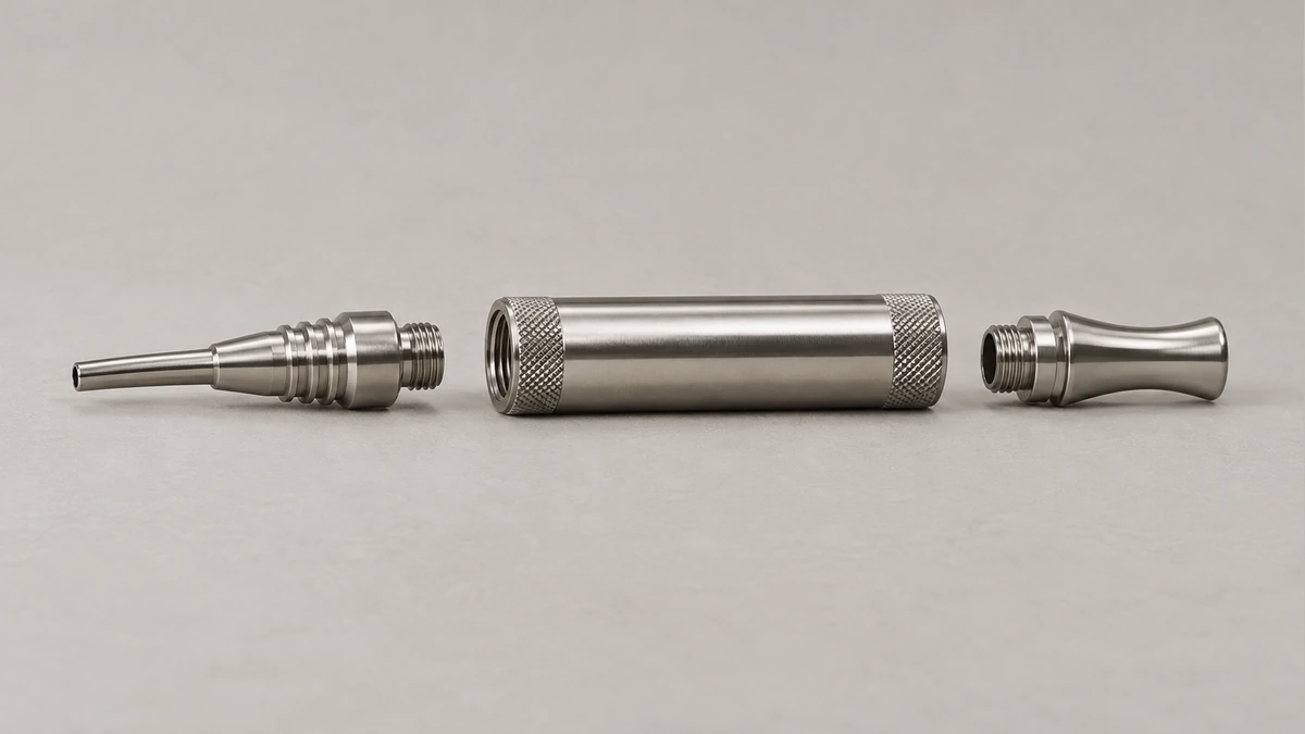 Separated nectar collector tip, tubular body and mouthpiece Separated nectar collector tip, tubular body and mouthpiece