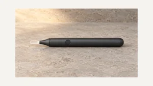 Generic heated loading tool with a ceramic spatula tip shown separately from a vaporizer