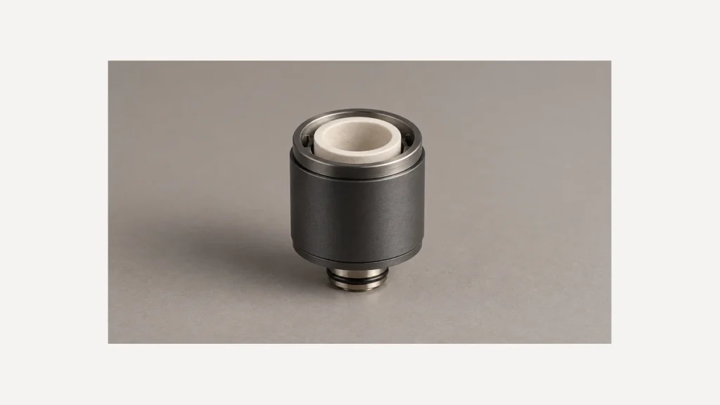 Generic removable atomizer module with a visible ceramic bowl