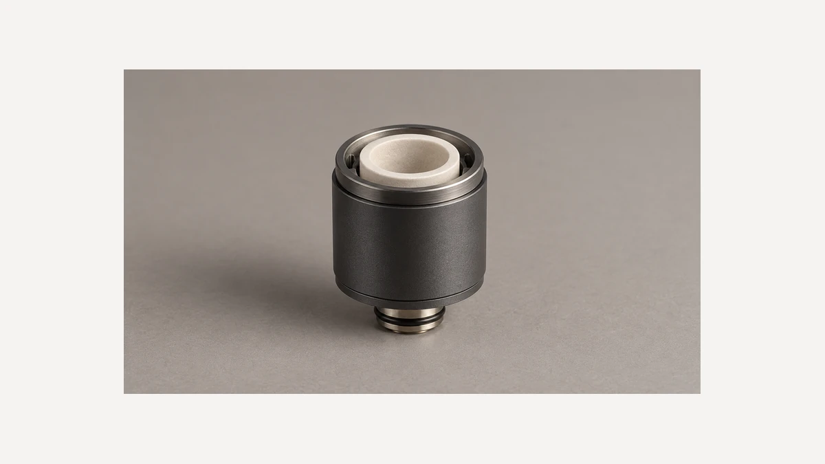 Generic removable atomizer module with a visible ceramic bowl