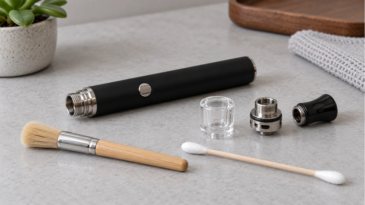 Quartz concentrate atomizer arranged for cleaning