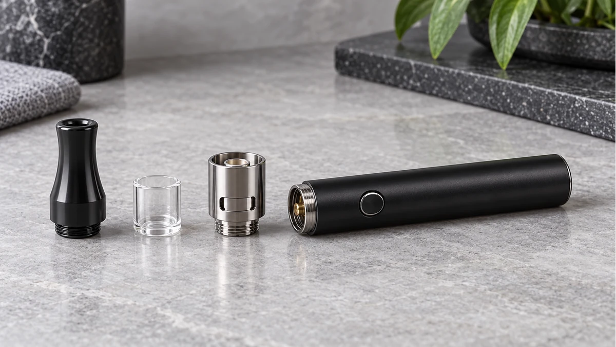 Quartz and ceramic concentrate atomizer parts compared