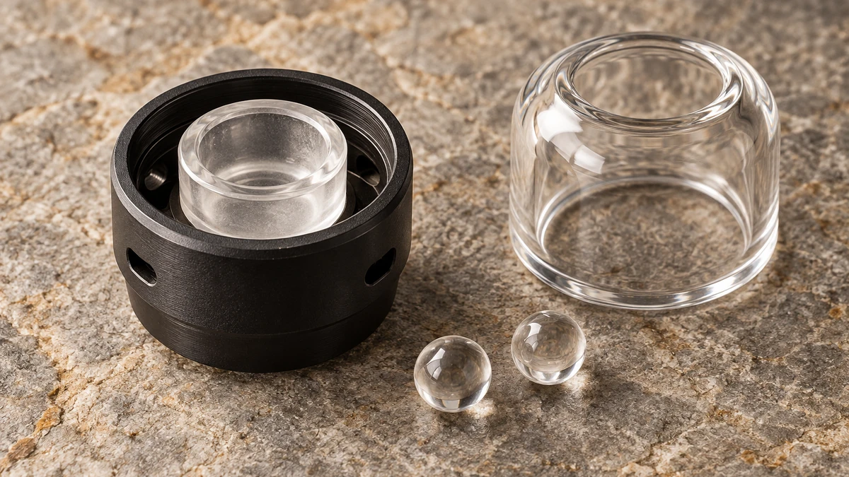 Pen-style concentrate vaporizer with a compact chamber assembly and no digital display